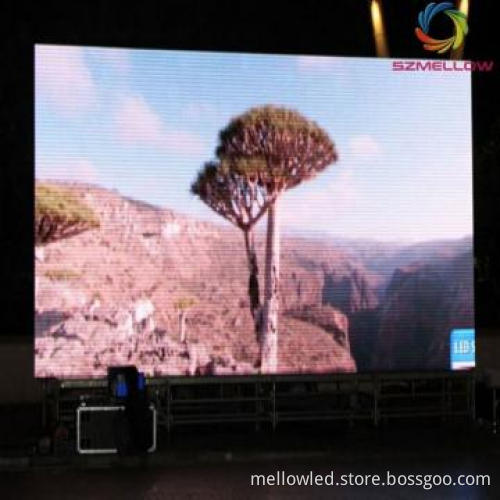P25 full color led screen display